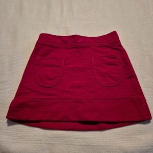 Tea Collection girls size 3 candy apple red skirt, vguc